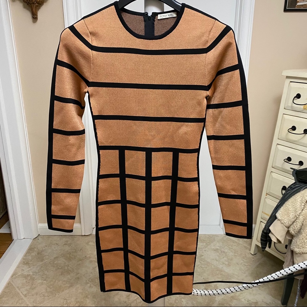 Ronny Kobo bandage dress size small
